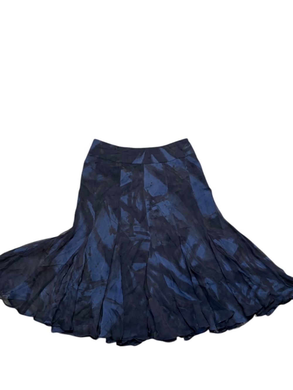 Jon blue flared silk skirt nwt 2